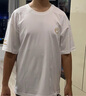真維斯（Jeanswest）夏季短袖t恤男士新款寬松大碼胖子體恤潮流純棉圓領(lǐng)半袖衫 白色 XL (推薦145-160斤) 曬單實(shí)拍圖