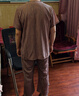 俞兆林（YUZHAOLIN）中老年人夏睡衣套裝奶奶短袖T恤媽媽夏季兩件套寬松老人家居服 曬單實拍圖