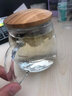 北大史 耐熱玻璃杯泡茶杯花茶水杯子辦公杯喝水杯木蓋加厚帶過(guò)濾玻璃杯 YH050 240ml 1只 曬單實(shí)拍圖