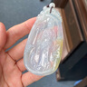 可玉可求保價(jià)11.11 孤品翡翠玉觀(guān)音吊墜 男士冰底飄花觀(guān)音菩薩玉石掛件 款一 A1590q 曬單實(shí)拍圖