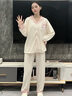 莫代爾睡衣女秋季開(kāi)衫長(cháng)袖長(cháng)褲套裝女士2025新款卡通春秋冬款大碼家居服 SSM-5596 M 【75-100斤】 曬單實(shí)拍圖