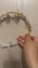 眺德高兒童花環(huán)頭飾女童演出頭箍公主發(fā)飾花童婚禮頭花發(fā)箍女孩森系花朵 花環(huán)【白色】 曬單實(shí)拍圖