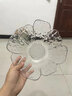 櫥明星水果盤(pán)家用客廳輕奢高檔2025新款精致花瓣水晶干果糖果零食擺放盤(pán) 向日葵果盤(pán)透明-大號 曬單實(shí)拍圖