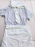 FMSERUIOS情趣內衣包臀裙空姐服女學I生情趣短裙連衣新款大尺度制服誘惑裝 韓風襯衣裙【含：上衣+領帶+裙子+T褲】 均碼 80-125斤 曬單實拍圖
