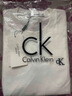 CKJ CALVIN KLEIN高版本2026夏季輕奢ck字母刺繡短袖新款百搭T恤寬松男女商務(wù)爆款 白色 S 曬單實拍圖
