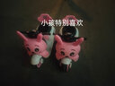 炫童兒童電動(dòng)摩托車(chē)玩具車(chē)小孩可坐人男女孩寶寶駕駛三輪車(chē)可遙控充電 藍色小兔：雙驅+大電瓶+炫彩燈 遙控款（可自駕可遙控） 曬單實(shí)拍圖