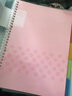 國譽(yù)活頁(yè)本  活頁(yè)本替芯 淡彩曲奇 記事本/活頁(yè)紙內頁(yè) 手賬本筆記本子韓版小清新 30孔 A4粉色 40頁(yè) 曬單實(shí)拍圖