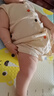 怡馨菲嬰兒連體衣夏季薄款無(wú)袖男女寶寶爬行服滿月透氣純棉外出服爬爬服 綠色 90cm 曬單實(shí)拍圖