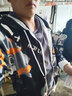 贏鎮(zhèn)@國潮外套男春秋季連帽新款學(xué)生韓版開衫夾克休閑潮流上衣男裝秋裝外衣 韓牌-小熊長袖拉鏈衛(wèi)衣黑+褲子 3XL （建議150-170斤） 曬單實(shí)拍圖