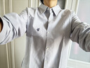 U.S. POLO ASSN.長袖襯衫女春秋商務休閑白色襯衣純棉抗皺免燙女裝外套上衣 曬單實拍圖