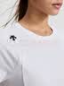 迪桑特（DESCENTE）DESCENTE迪桑特WOMEN’S TRAINING女士吸濕速干D-TOUGH短袖T恤 WT-白色 M (165/84A) 曬單實(shí)拍圖