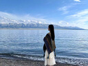 CHANEELR & KARITH披肩女外搭配裙子春秋夏季旅游穿搭民族風生日小眾禮物送女友老婆 孔雀藍 140*110 曬單實拍圖