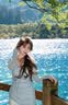 佐敘法式碎花吊帶連衣裙女2026夏兩件套罩衫收腰氣質顯瘦魚尾拼接長裙 淺藍色+白色（兩件套） M （85-105斤) 曬單實拍圖