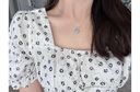 夢(mèng)詩(shī)亞輕奢時(shí)尚飾品海洋之心項(xiàng)鏈女生日七夕情人節(jié)禮物送女友老婆 【免費(fèi)刻字】海洋之心藍(lán)項(xiàng)鏈 曬單實(shí)拍圖