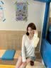 森上優集春夏杏色微透木耳邊V領長袖打底衫女薄空調罩衫寬松T恤高級感上衣 木耳邊罩衫【杏色L】 曬單實拍圖