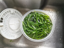 優(yōu)勤（YOUQIN）蔬菜脫水器沙拉甩干器洗水果洗菜盆瀝水神器甩干機(jī)甩水菜籃 曬單實(shí)拍圖