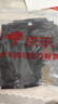 啄木鳥（TUCANO）高端輕奢刺繡亞麻連衣裙女士2025媽媽夏裝氣質收腰遮肚子棉麻長裙 黑色龜裂紋 2XL 建議135-145斤 曬單實拍圖