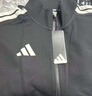 阿迪達斯（adidas）外套男2026春季新款針織立領夾克外套防風棉質運動服 黑白 XL 曬單實拍圖