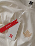 名創(chuàng)優(yōu)品（MINISO）純棉長袖t恤男春季寬松透氣情侶220G重磅休閑打底衫潮 淺米 XL 曬單實拍圖