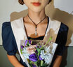 七彩雲(yún)南七夕節(jié)禮物翡翠吊墜福豆女款四季福豆玉墜項(xiàng)鏈掛件送女友節(jié)日禮物 四季豆380系列 曬單實(shí)拍圖