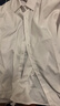 紅豆（Hodo）長袖襯衫男春夏季透氣寬松外套男冰絲涼感速干衣服男裝白色M 曬單實拍圖