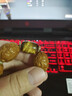 君恩黃虎眼石虎睛石圓珠桶珠佛頭三通背云平安扣佛珠菩提配飾配件 虎眼石桶珠15*19mm一顆 曬單實拍圖