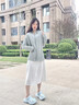 浪莎防曬衣女防紫外線2026夏季新款冰絲涼感透氣戶外高倍防曬外套 【可拆卸帽檐】 灰色 L （90-115斤） 曬單實拍圖
