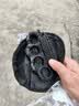 威爾基指虎防狼防身武器指環戶外防衛大號寬加厚鋅合金高硬度破窗器虎指 指虎  黑色纏繩【加厚款】送指虎收納包 曬單實拍圖