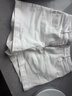 馬登女裝美式白色牛仔直筒短褲三分顯瘦微彈A字型休閑美高熱褲子女夏 白色 【2026新款/巨好看的復古外穿中高腰丹寧純棉牛仔短褲】 S （85-100斤/卡碼拍小） 曬單實拍圖