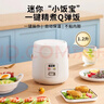 半球（PESKOE）小電飯煲1-2人用 小型家用迷你電飯鍋1.2升電煮鍋小電鍋 宿舍小容量煮飯泡面小米粥米飯鍋不粘內膽 1.2L 帶蒸籠【雙噴不粘膽】 曬單實拍圖