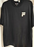 斐樂（FILA）FUSION潮牌情侶短袖T恤夏季寬松休閑印花男女裝圓領純棉上衣 深黑-BK M (170) 曬單實拍圖