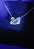 施華洛世奇（SWAROVSKI）【品牌直供】藍(lán)色天鵝項(xiàng)鏈女 女士項(xiàng)鏈送女友禮物 5533397七夕 曬單實(shí)拍圖