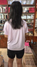 安踏溫控速干T丨哈蘇線短袖t恤女士夏季新款潮流休閑半袖寬松上衣 曬單實拍圖