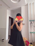 GARNUO黑色無袖連衣裙子女夏法式高級感小個子赫本風(fēng)小黑裙收腰顯瘦短裙 黑色 L 【111-120斤】 曬單實拍圖