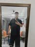 GABBANIE意大利正品加肥加大碼男士胖子翻領(lǐng)短袖t恤夏季肥佬商務(wù)男裝半袖T 國際一線品牌十大奢侈品男裝翻領(lǐng)黑色 翻領(lǐng)黑色 5XL 195/200-220斤 曬單實拍圖