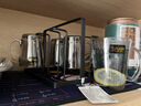 格娜斯（CRISTALGLASS）玻璃杯兒童水杯茶杯杯子套裝家用待客帶把牛奶杯高顏值泡茶杯杯架 曬單實拍圖