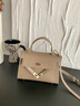 viney牛皮包包女包時(shí)尚凱莉包品牌單肩手提包生日禮物高級感送女友老婆 【卡其色】新年送老婆實(shí)用高檔 新款品牌小眾百搭斜挎小包 曬單實(shí)拍圖