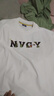 NVG·YOUNG意大利小帆船夏季防曬男士體恤衫短袖圓領T恤衫休閑寬松字母T 曬單實拍圖