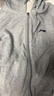 李寧（LI-NING）外套男春春秋新款灰色連帽衛衣寬松休閑長袖百搭運動開衫上衣男裝 淺花灰 連帽-口袋無拉鏈 XL (180) 曬單實拍圖