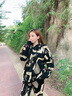 拓澀（TUOSE）套裝女裝2023秋冬新款學(xué)院風(fēng)洋氣運(yùn)動(dòng)休閑韓版寬松加絨衛(wèi)衣兩件套 黑色-常規(guī)款 M 曬單實(shí)拍圖