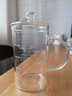 巴比客量杯燒杯玻璃杯帶刻度帶手柄耐熱透明廚房烘焙用杯子液體計量刻 1000毫升1個(gè)（帶玻璃蓋） 曬單實(shí)拍圖