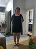 櫻欖大碼吊帶長裙女夏季胖妹妹法式小眾高腰顯瘦遮肉披肩防曬衣兩件套 套裝 4XL建議180-200斤 曬單實(shí)拍圖