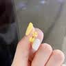 中國(guó)黃金（CHINA GOLD）四葉草18k金耳釘2026新款彩金耳釘生日七夕情人節(jié)禮物送女友老婆 【今/次日達(dá)】18K金綻放四葉草耳釘 曬單實(shí)拍圖