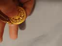 周大生古法黃金吊墜足金福字八寶羅盤項鏈掛墜七夕情人節禮物送女友 足金八寶羅盤吊墜-【配編織頸繩】 8.86g 曬單實拍圖