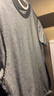 MUJI 女式 天竺編織 圓領(lǐng)短袖T恤 上衣女款26年春季女裝 BB2SBA6S 黑色圖案 M 160/84A 曬單實(shí)拍圖