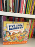 Five Little Monkeys Shopping for School 英文原版 五只小猴子入學(xué)購物 紙板書 兒童趣味圖畫書 廖彩杏書單 英文版 進(jìn)口英語書 曬單實(shí)拍圖