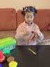 得力（deli）超輕粘土4D盒裝兒童彩泥橡皮泥黏土幼兒園小學生手工diy玩具禮物 【高端款】12色盒裝+2包白色 送工具+姓名貼 曬單實拍圖