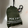 POLYBYE超薄折疊購物袋 便當包手提尼龍收納手袋 迷你超市野餐溜娃神器 小號手袋-收納后雞蛋大小- 軍綠 小號 曬單實(shí)拍圖
