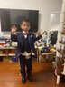 鼎瑪仕兒童西服套裝男童小西裝花童禮服韓版中大童主持人男孩鋼琴演出服 藍(lán)6件套:3件套+襯衫+領(lǐng)結(jié)+領(lǐng)帶 110 碼 身高100-110cm 重32-38斤 曬單實(shí)拍圖