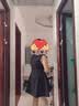 GARNUO黑色無袖連衣裙子女夏法式高級感小個子赫本風(fēng)小黑裙收腰顯瘦短裙 黑色 L 【111-120斤】 曬單實拍圖